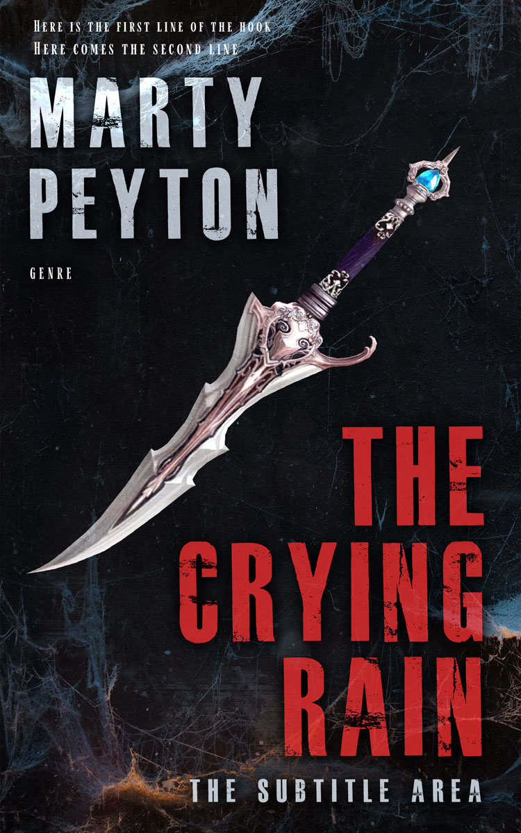 2D view of Premade Fantasy Book Cover - Contessa