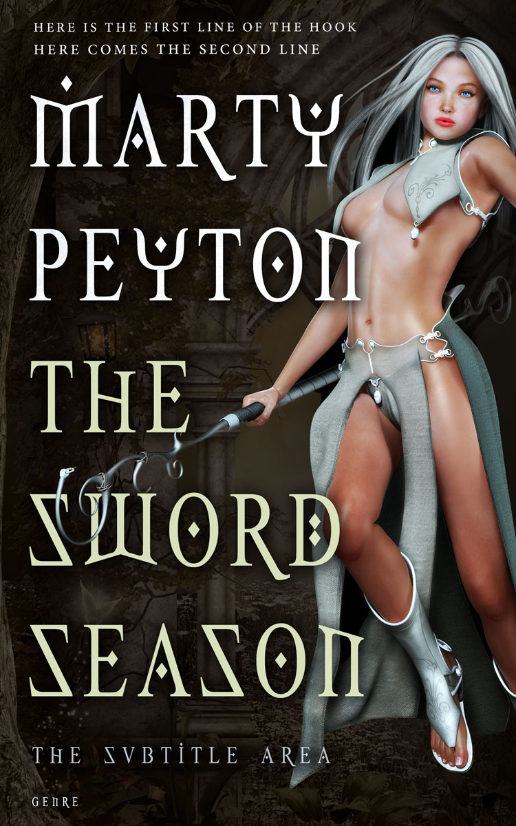 2D view of Premade Fantasy Book Cover - Malta