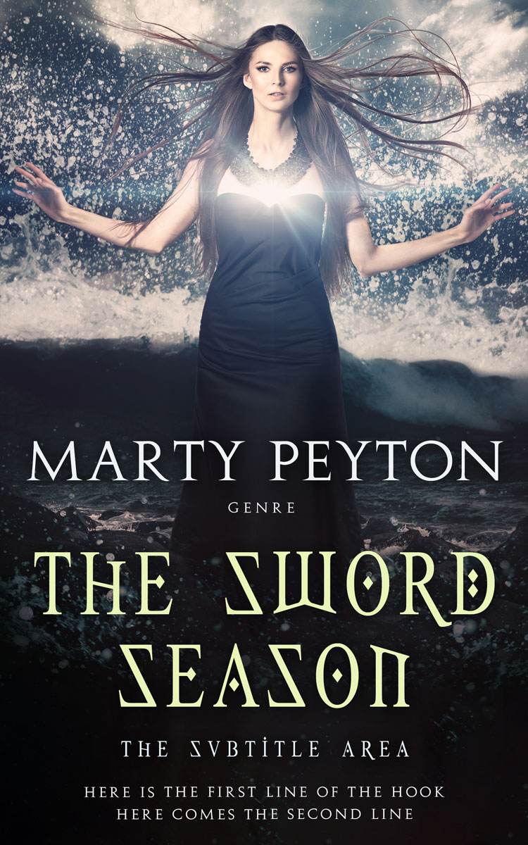 2D view of Premade Fantasy Book Cover - Sisal