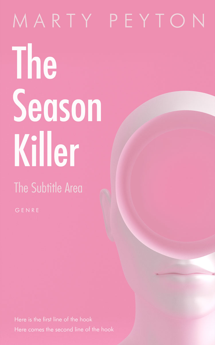 2D view of Premade Abstract Book Cover - Carissma