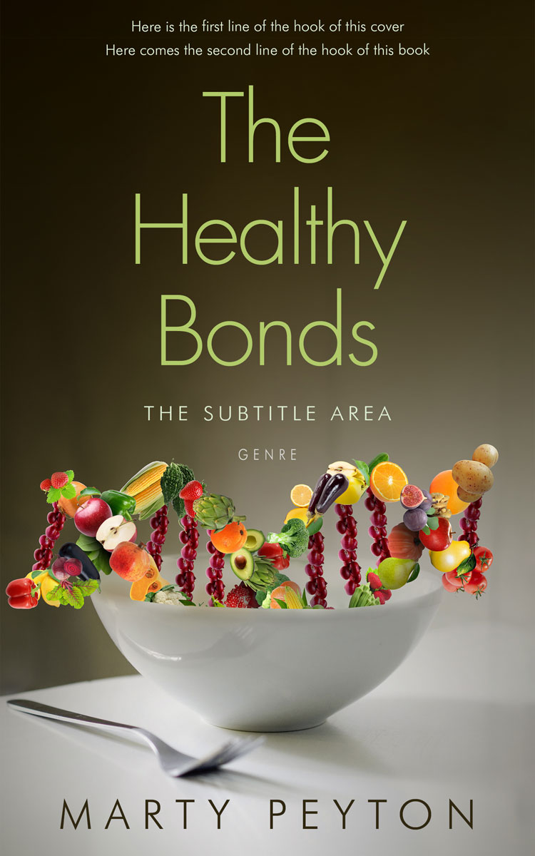 2D view of Premade Health & Dieting & Fitness Book Cover - Lisbon Brown