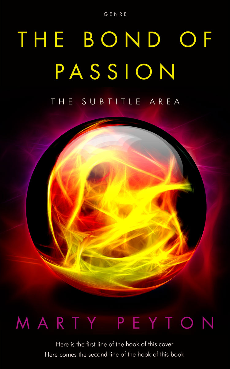 2D view of Premade Fantasy Book Cover - Creole