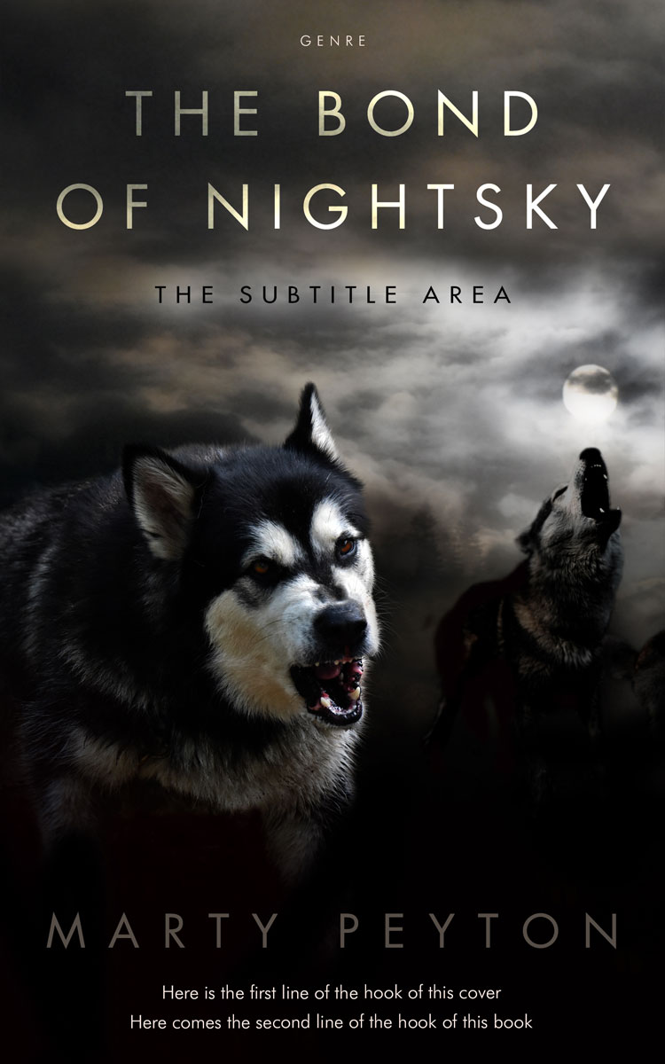 2D view of Premade Horror Book Cover - Cod Gray