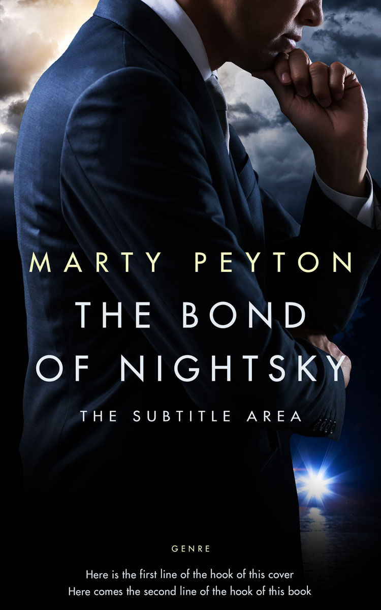 2D view of Premade Mystery & Thriller & Suspense Book Cover - Woodsmoke