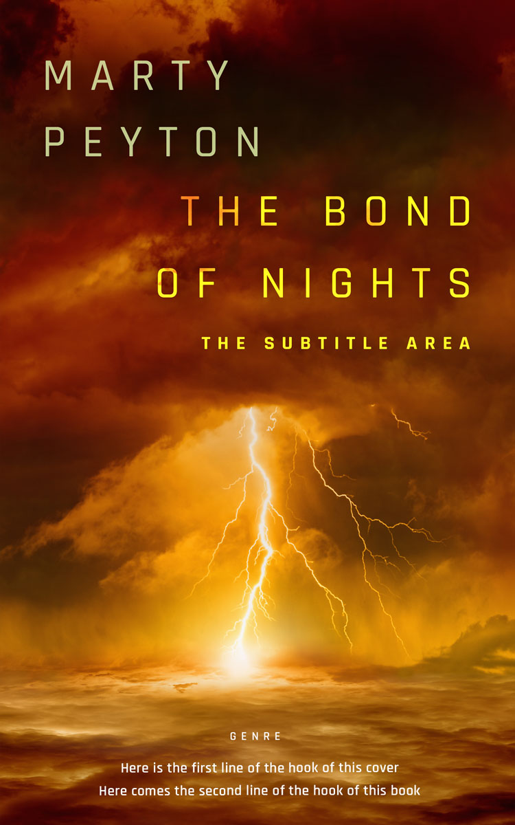 2D view of Premade Apocalyptica Book Cover - Kenyan Copper