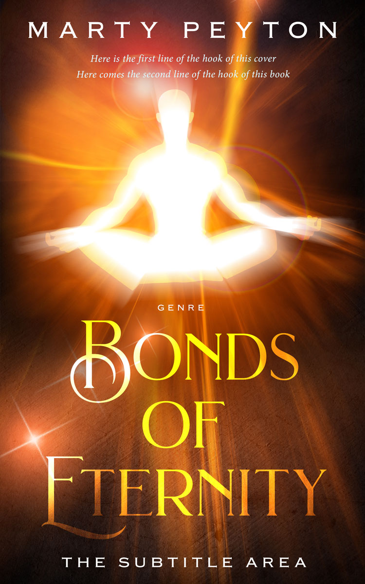 2D view of Premade Health & Mind & Body Book Cover - Deep Oak