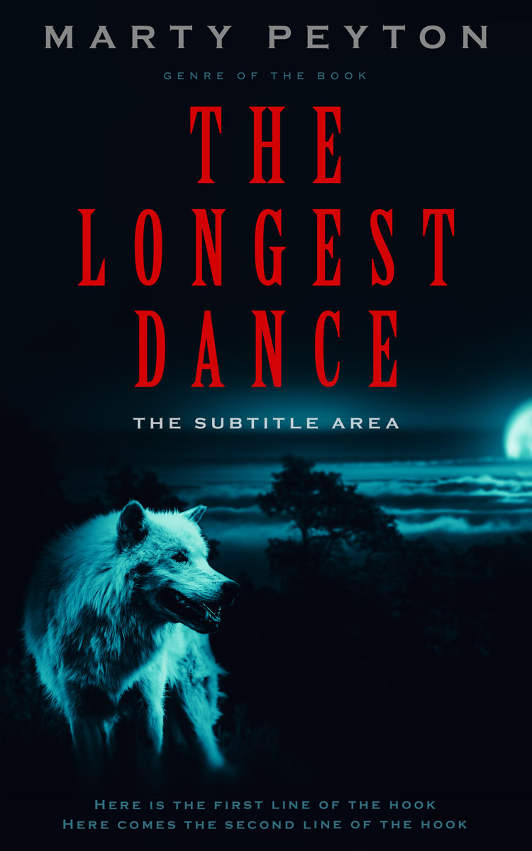 2D view of Premade Horror Book Cover - Black Pearl