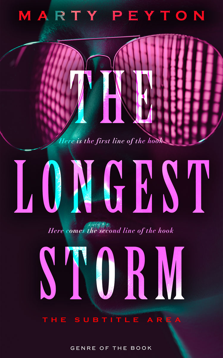 2D view of Premade Mystery & Thriller & Suspense Book Cover - Orchid