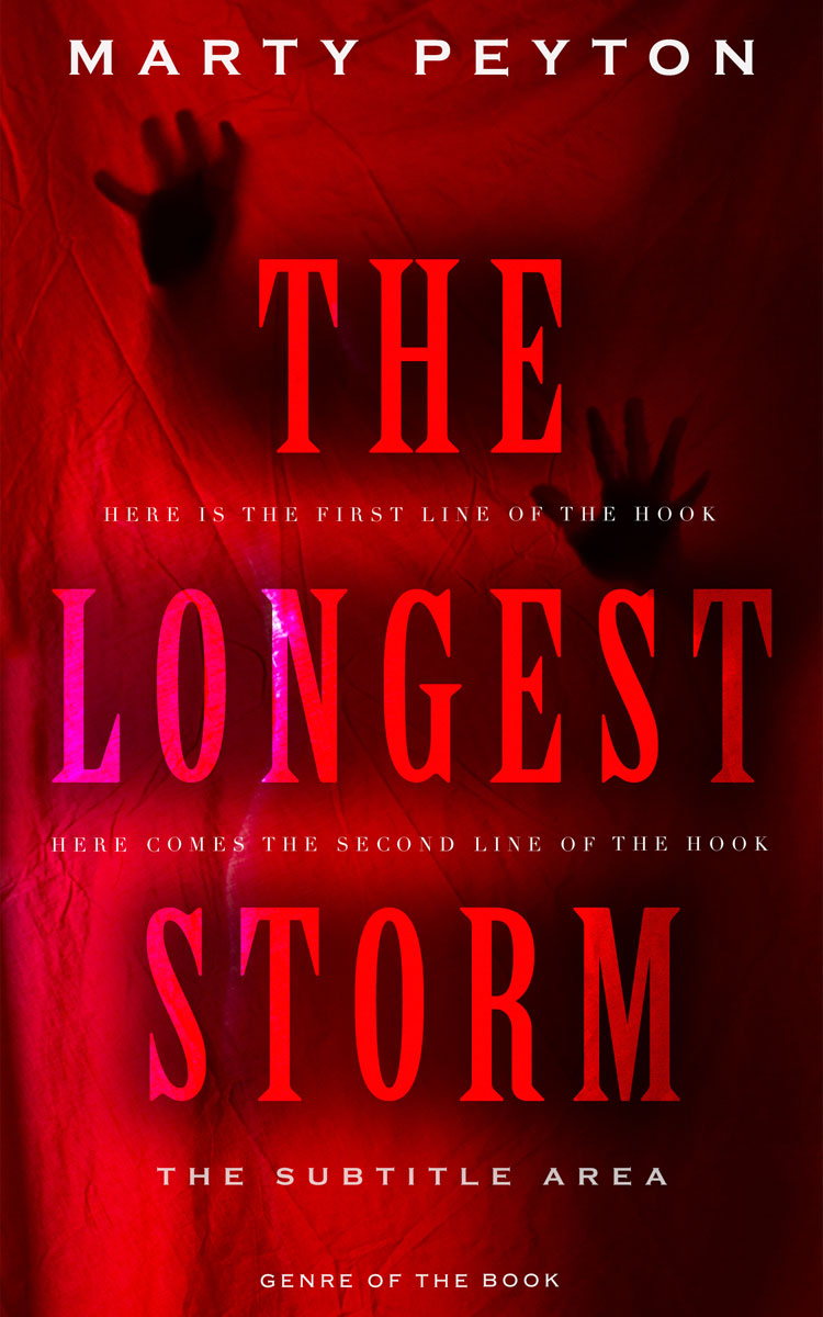 2D view of Premade Mystery & Thriller & Suspense Book Cover - Rustic Red