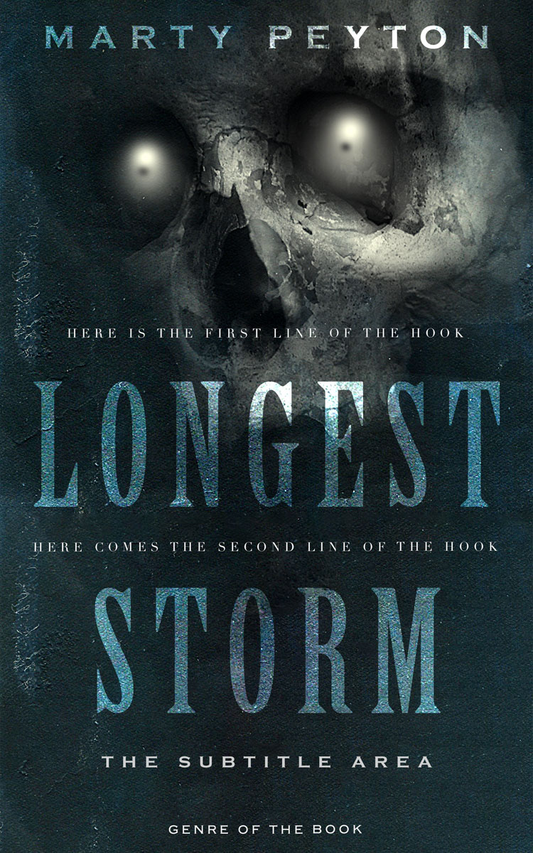 2D view of Premade Horror Book Cover - Mirage