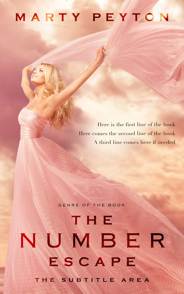 2D view of Premade Fantasy Book Cover - Tonys Pink