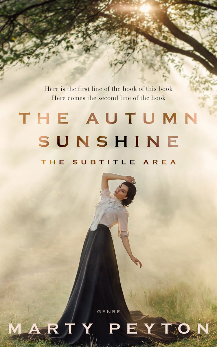 2D view of Premade Romance Book Cover - Bone