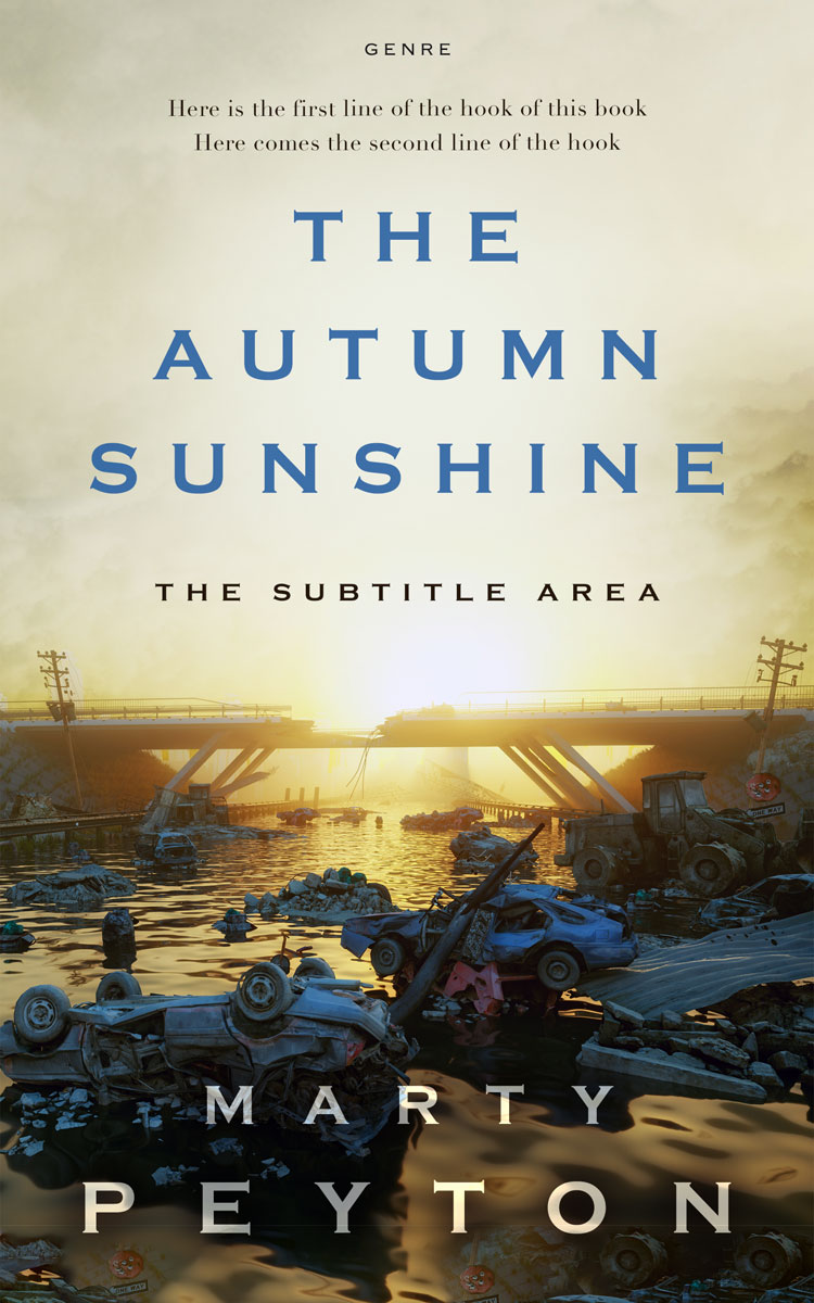 2D view of Premade Apocalyptica Book Cover - Tana