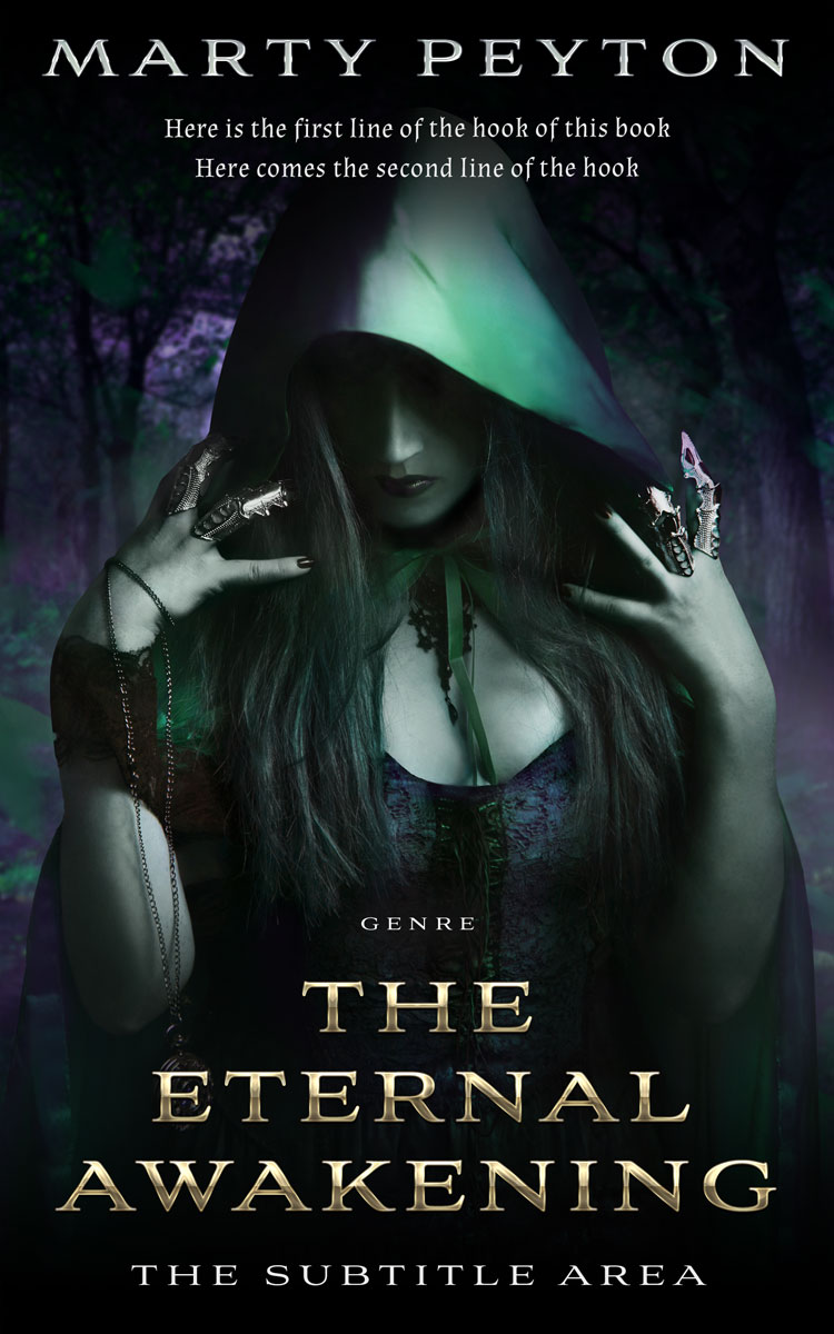 2D view of Premade Fantasy Book Cover - Bunker