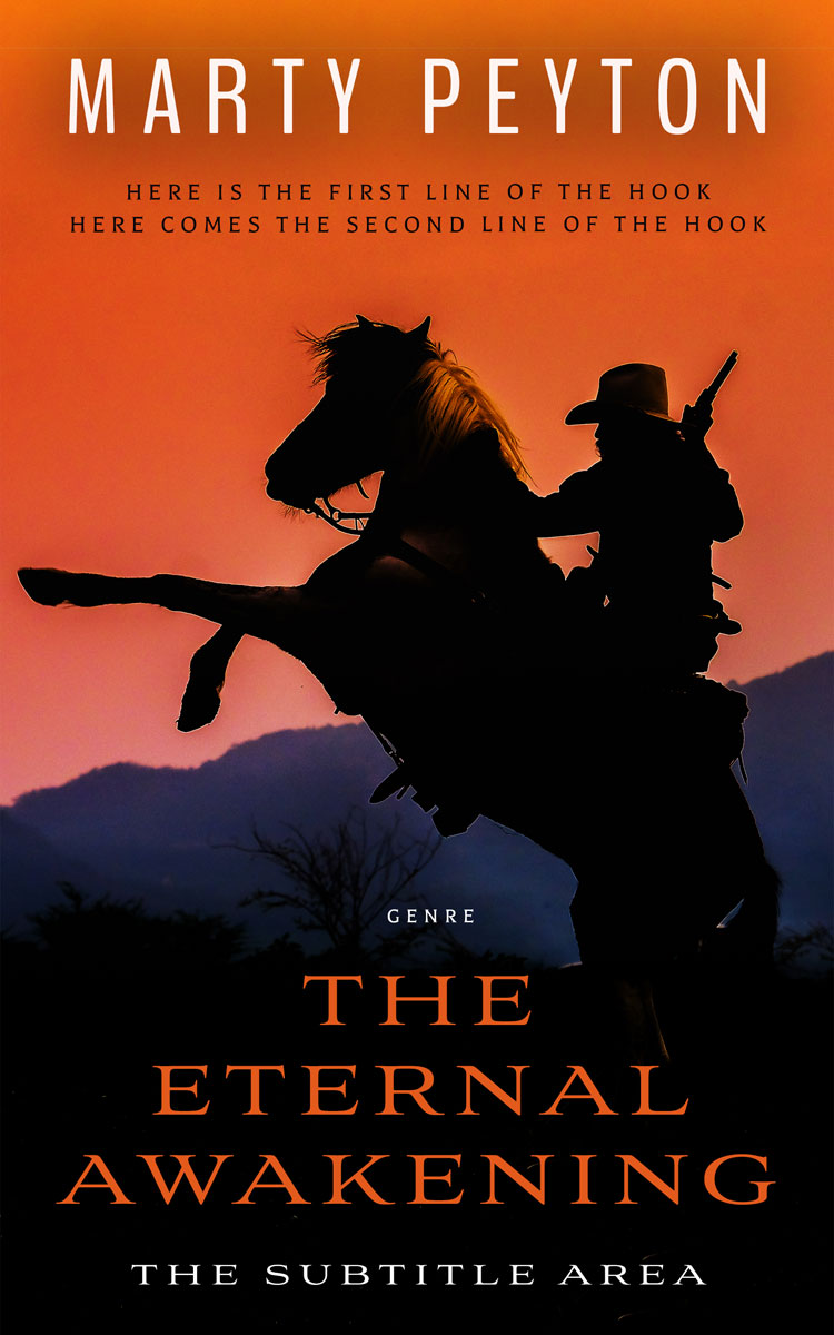 2D view of Premade Action & Adventure Book Cover - Piper