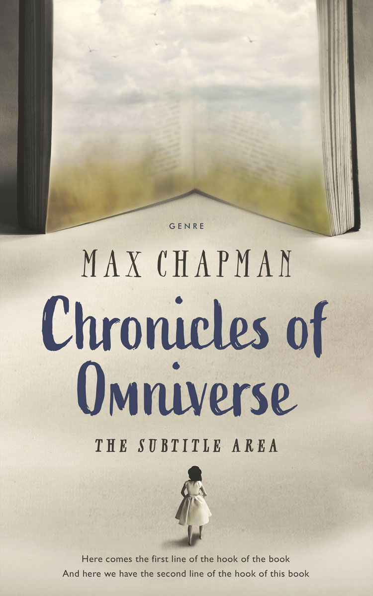 2D view of Premade Poetry Book Cover - Sisal