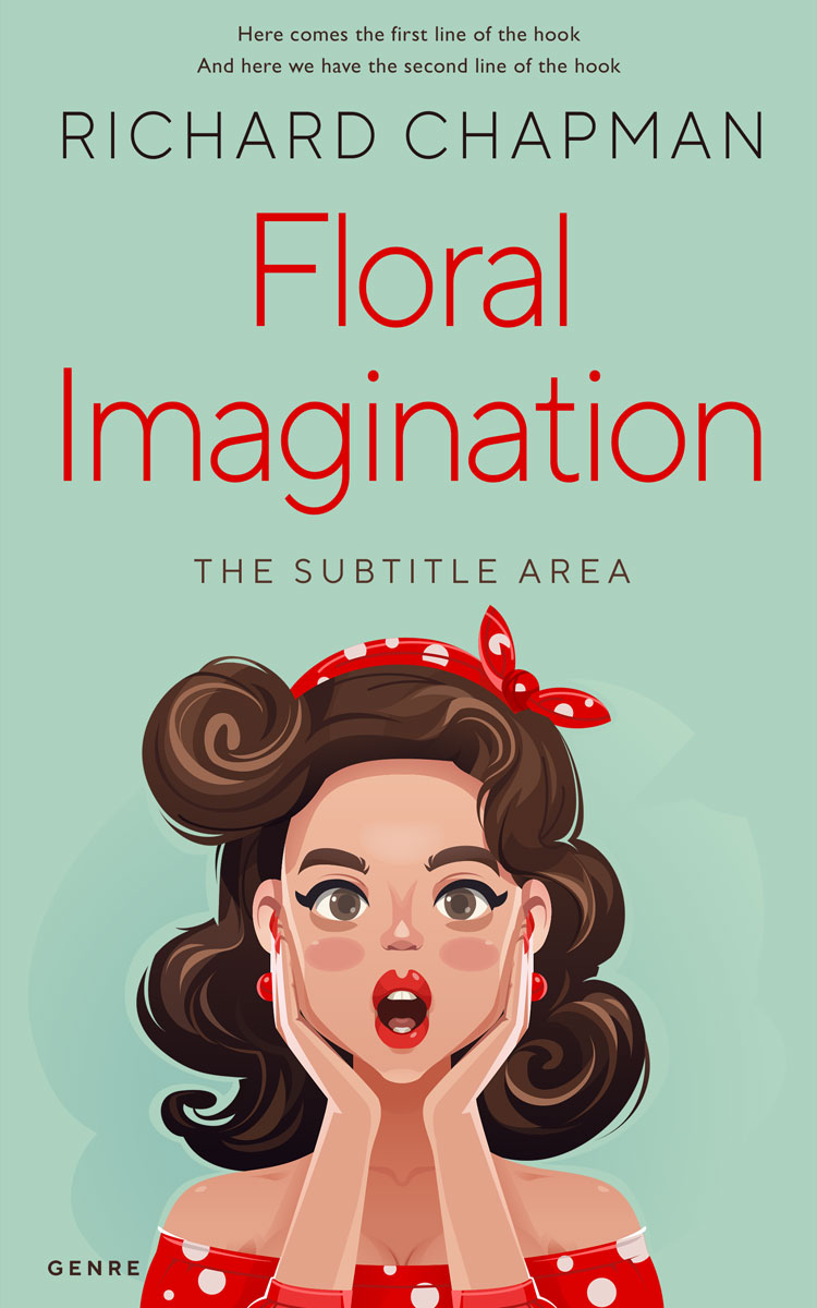 2D view of Premade Literary Fiction Book Cover - Spring Rain