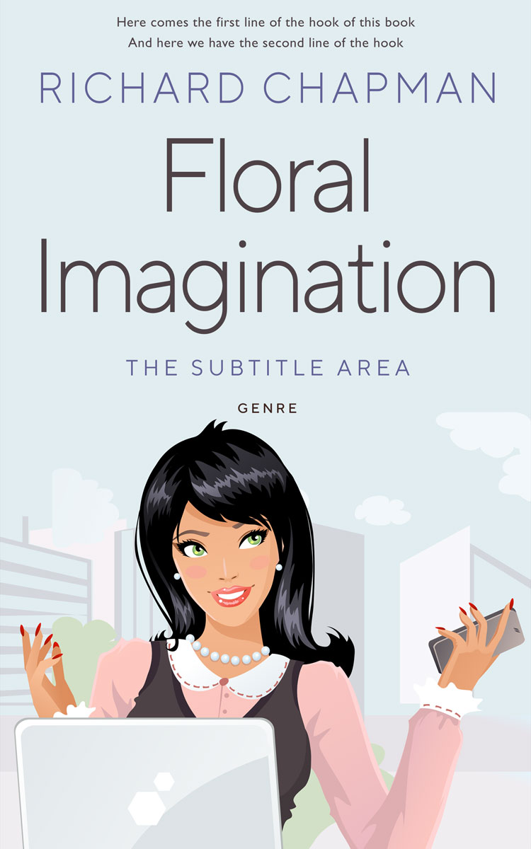 2D view of Premade Business Book Cover - Athens Gray