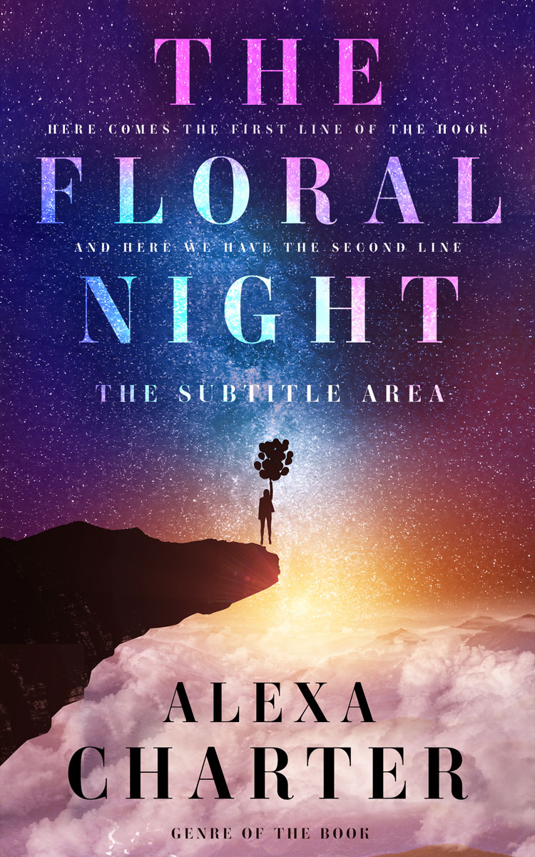 2D view of Premade Literary Fiction Book Cover - Blossom