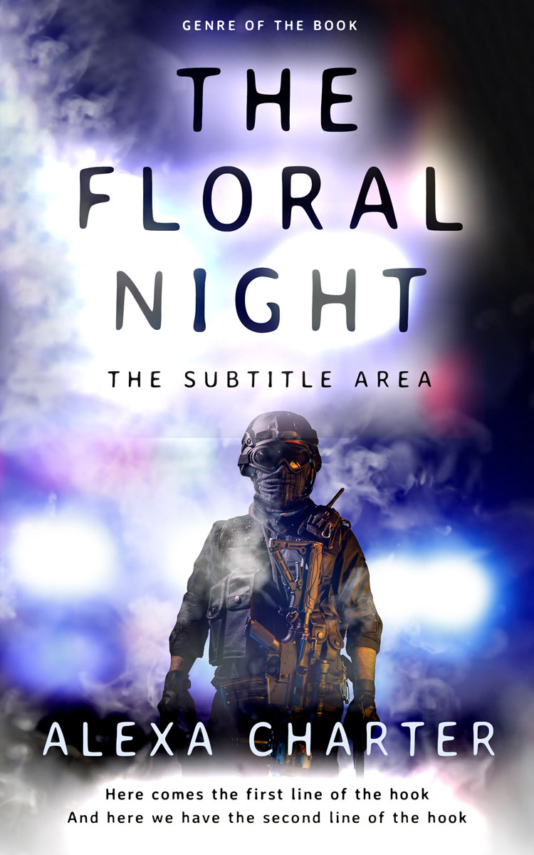 2D view of Premade Mystery & Thriller & Suspense Book Cover - Martinique