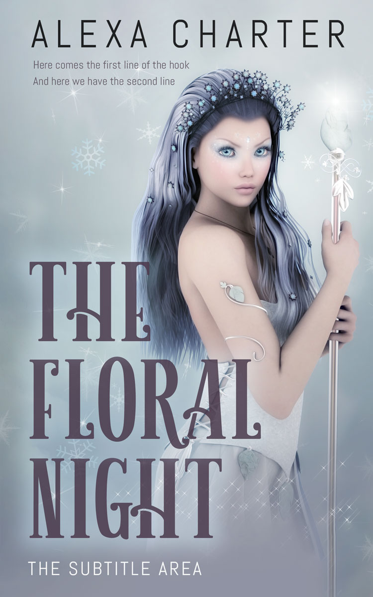 2D view of Premade Fantasy Book Cover - Submarine