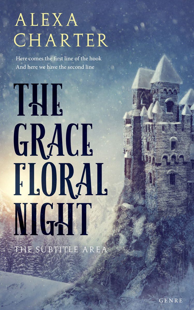 2D view of Premade Fantasy Book Cover - Comet