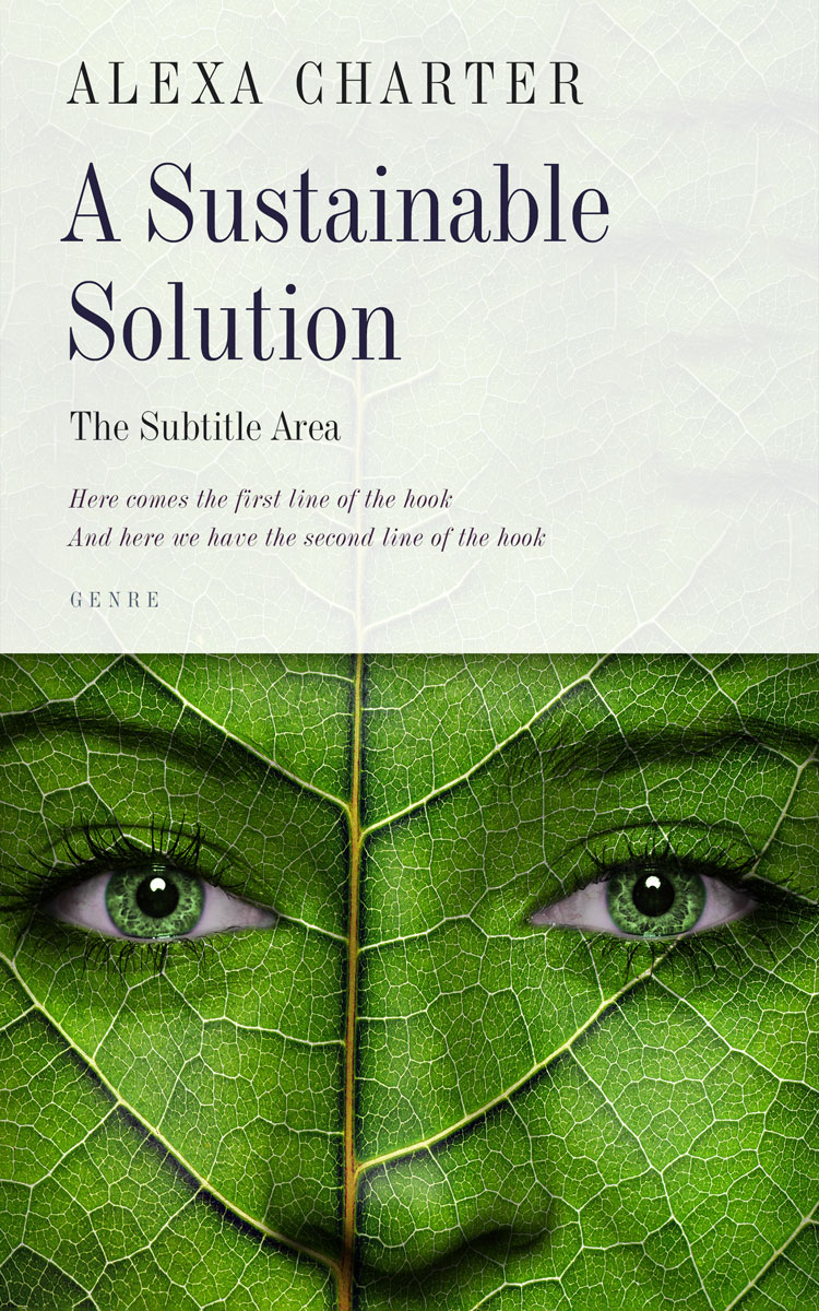 2D view of Premade Nature Book Cover - Green House