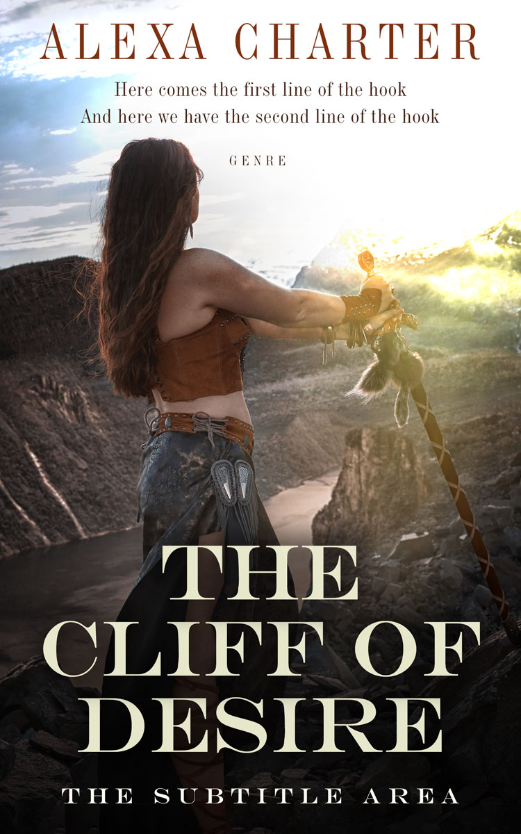 2D view of Premade Fantasy Book Cover - Moon Mist