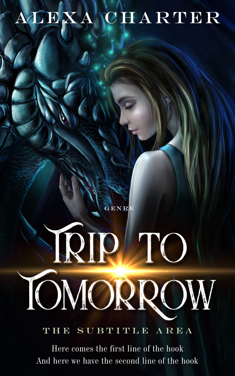 2D view of Premade Romance Book Cover - Bunker