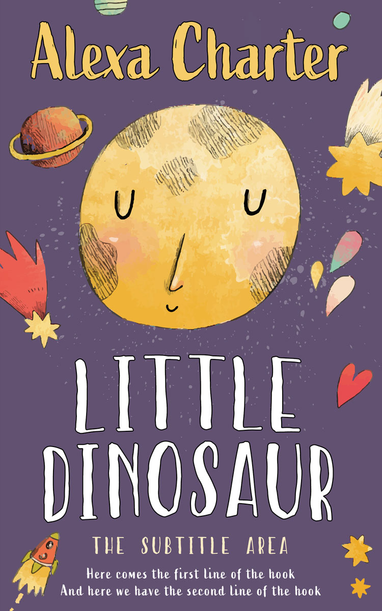 2D view of Premade Children's Book Cover - Smoky