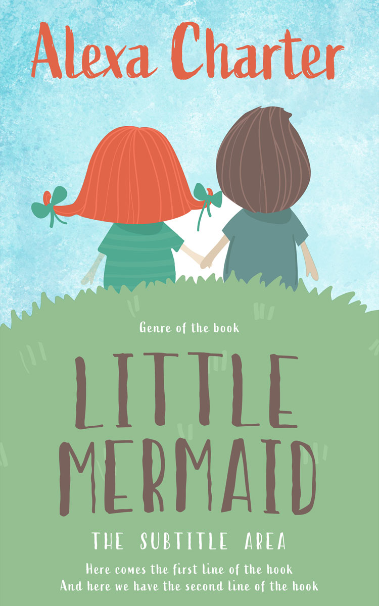 2D view of Premade Family & Parenting Book Cover - Norway