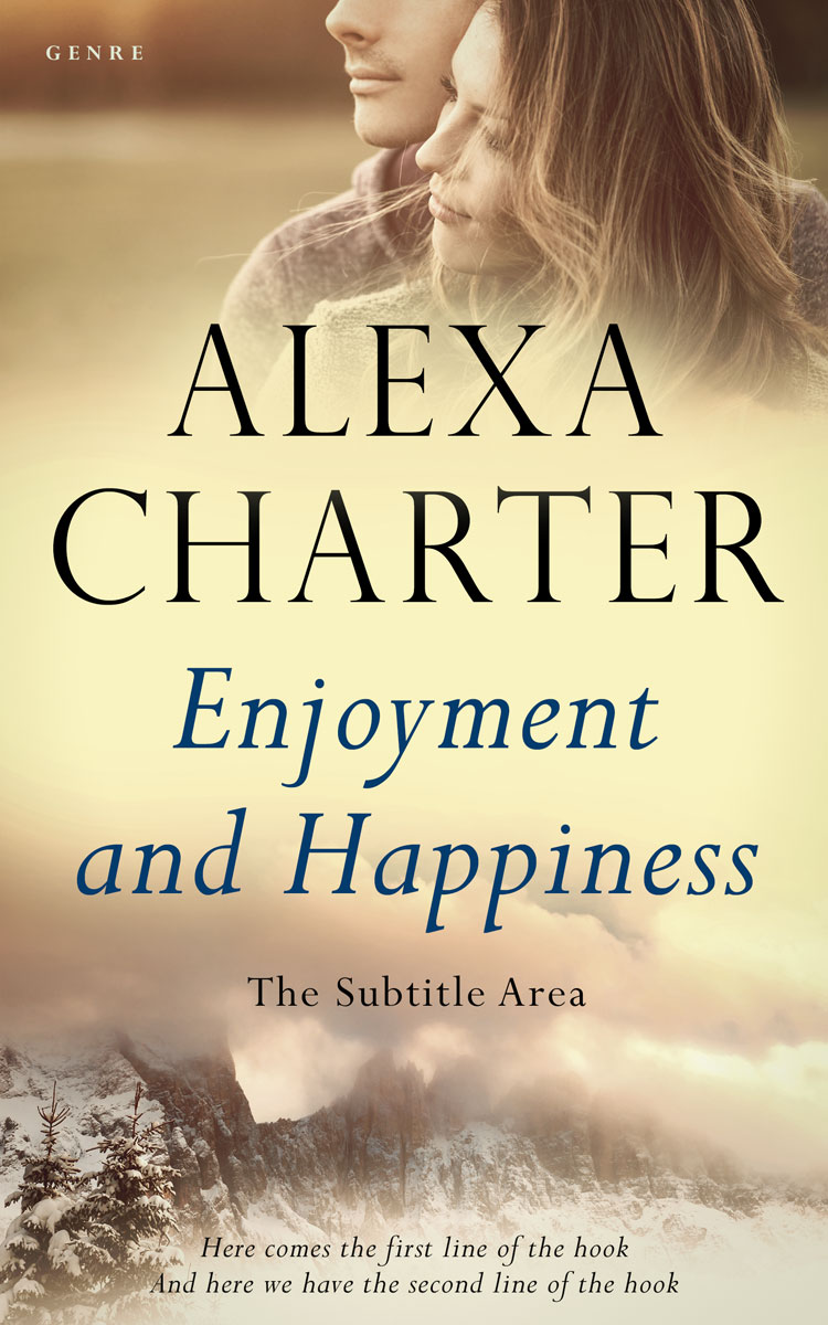 2D view of Premade Romance Book Cover - Hampton