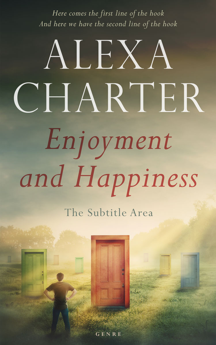 2D view of Premade Self-Improvement & Self-Help Book Cover - Crocodile