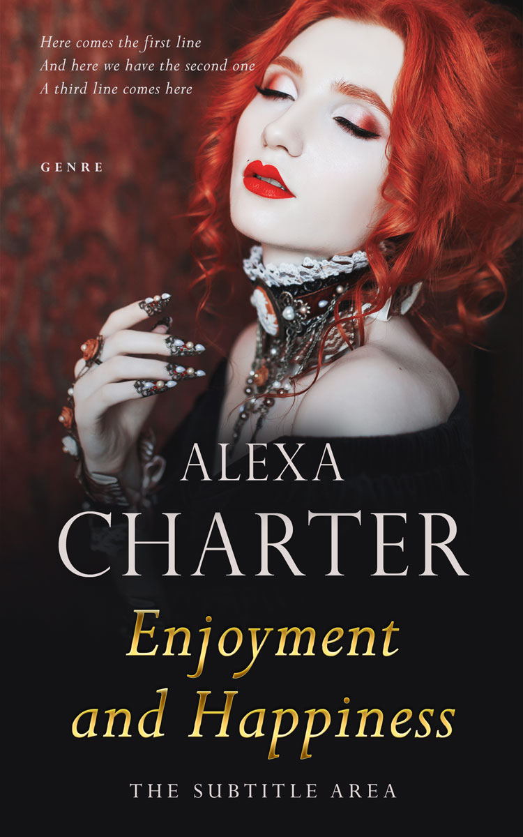 2D view of Premade Erotica Book Cover - Cocoa Brown