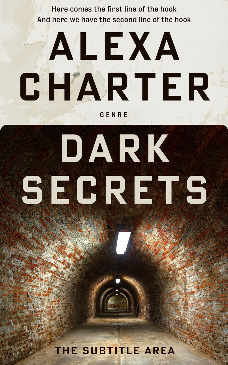 2D view of Premade Mystery & Thriller & Suspense Book Cover - Coffee Bean