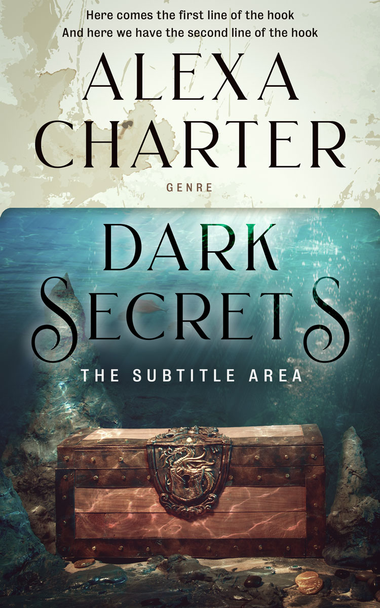 2D view of Premade Fantasy Book Cover - Moon Mist