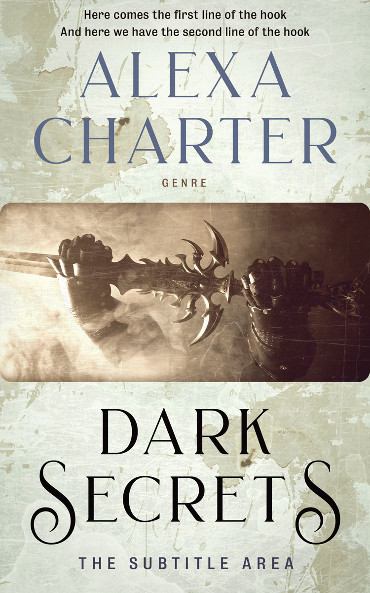 2D view of Premade Fantasy Book Cover - Moon Mist