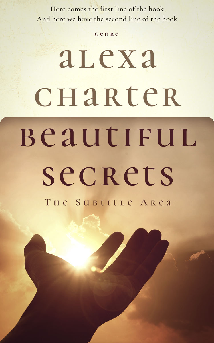 2D view of Premade Religion & Spirituality Book Cover - Double Spanish White