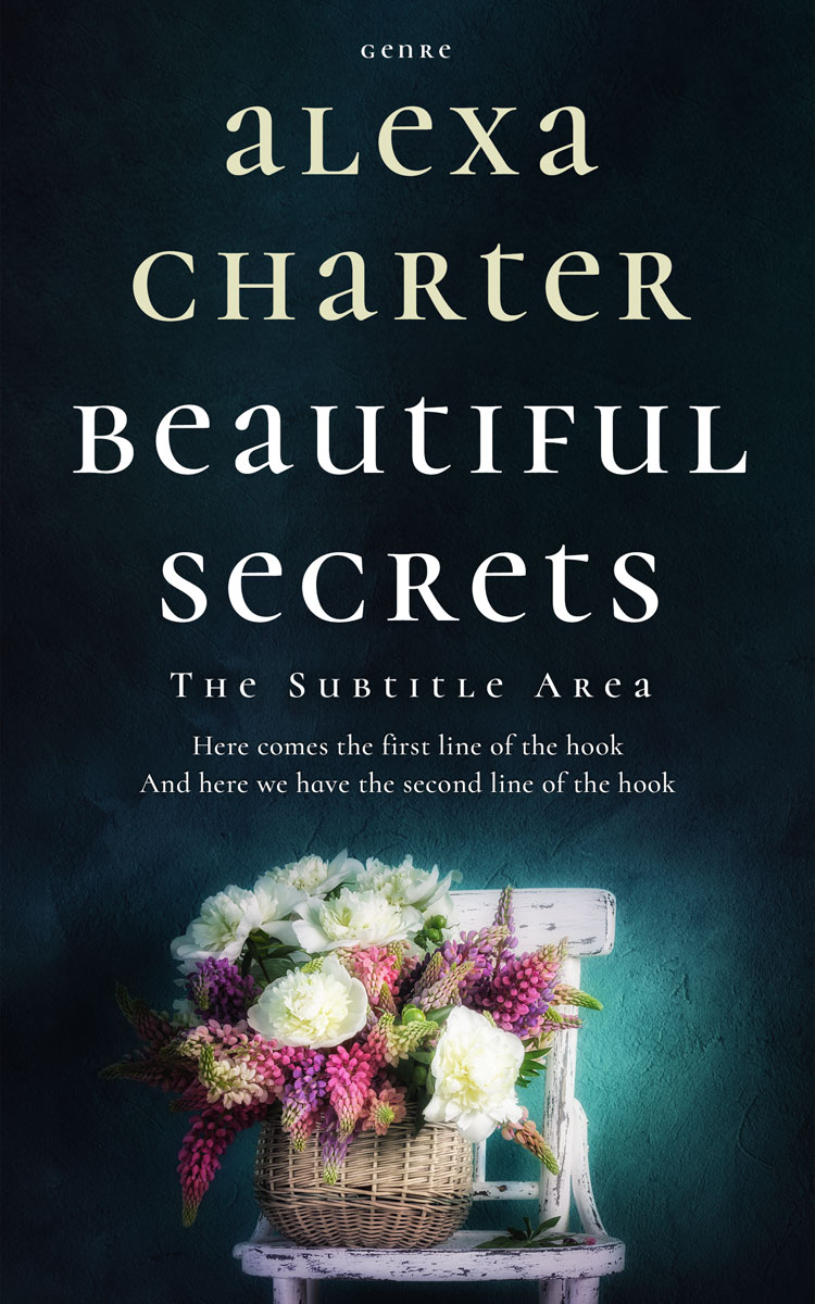 2D view of Premade Literary Fiction Book Cover - Aztec