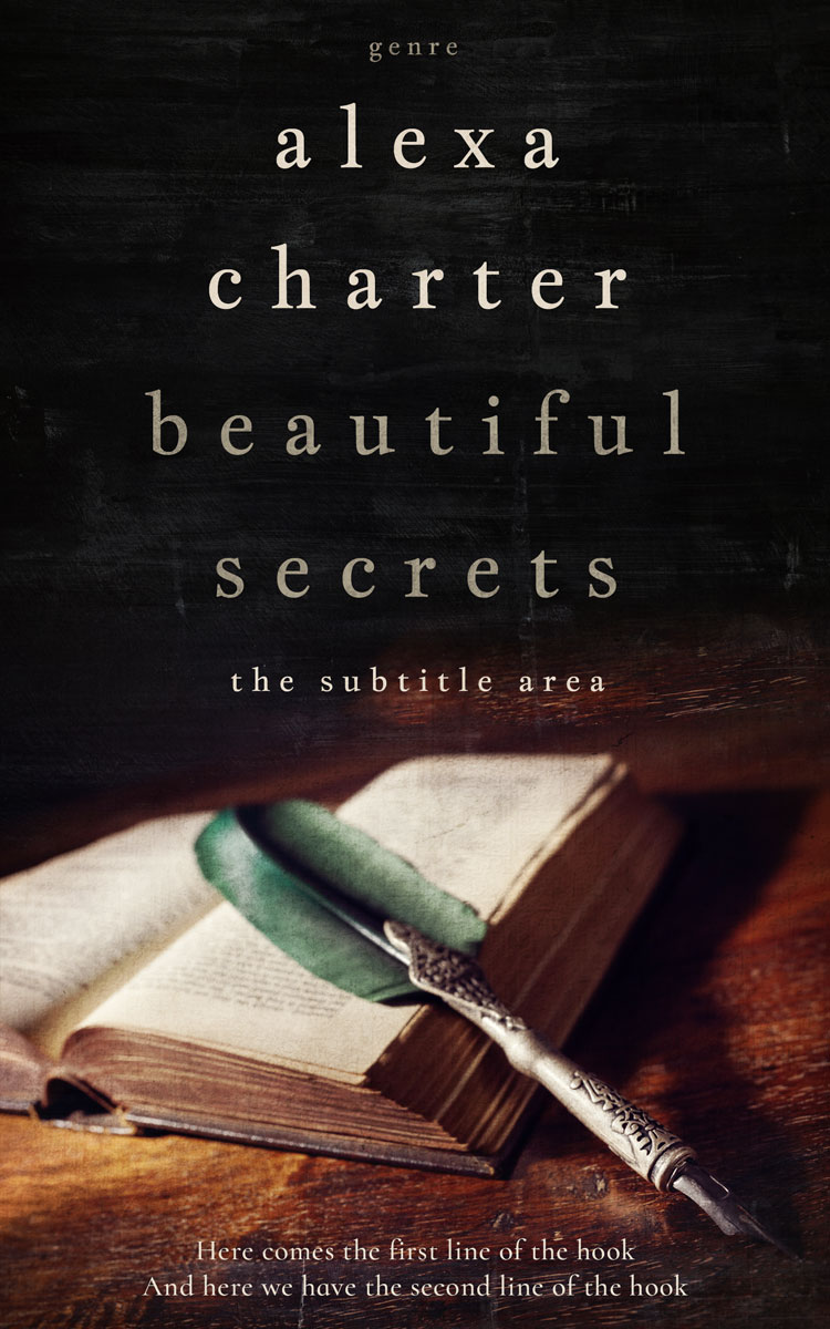 2D view of Premade Historical Book Cover - Indian Khaki