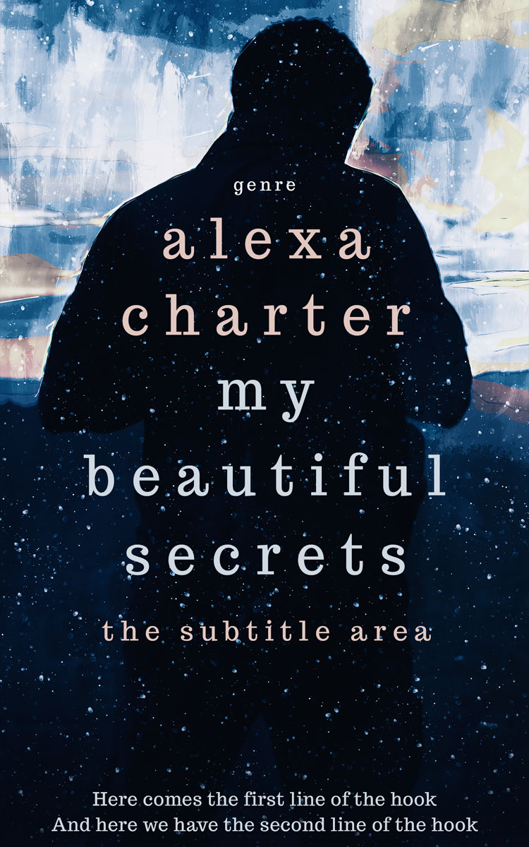 2D view of Premade Mystery & Thriller & Suspense Book Cover - Black Pearl