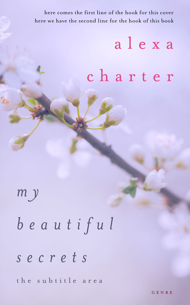 2D view of Premade Nature Book Cover - Prelude