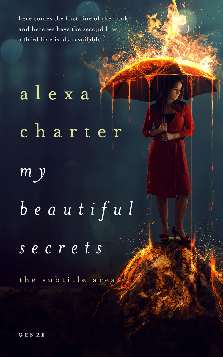 2D view of Premade Surreal Book Cover - Baltic Sea