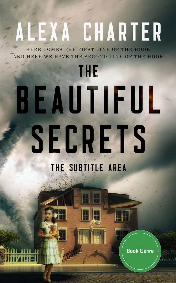 2D view of Premade Horror Book Cover - Napa