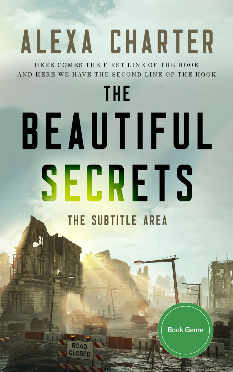 2D view of Premade Apocalyptica Book Cover - Clay Ash