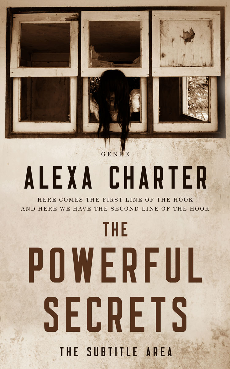 2D view of Premade Horror Book Cover - Akaroa