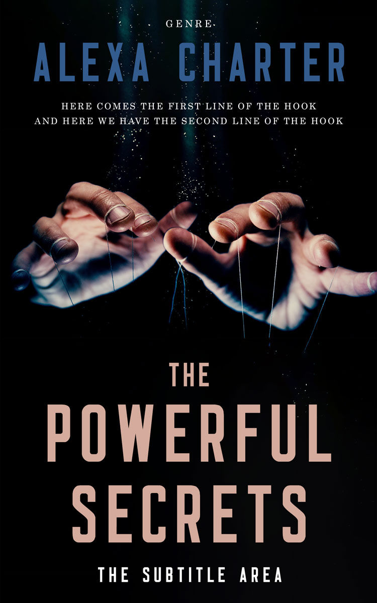 2D view of Premade Mystery & Thriller & Suspense Book Cover - Quicksand