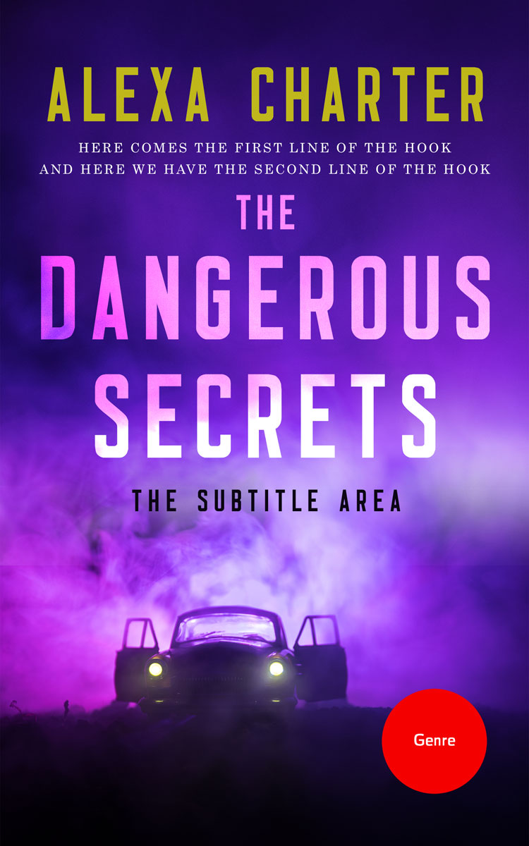 2D view of Premade Mystery & Thriller & Suspense Book Cover - Persian Indigo