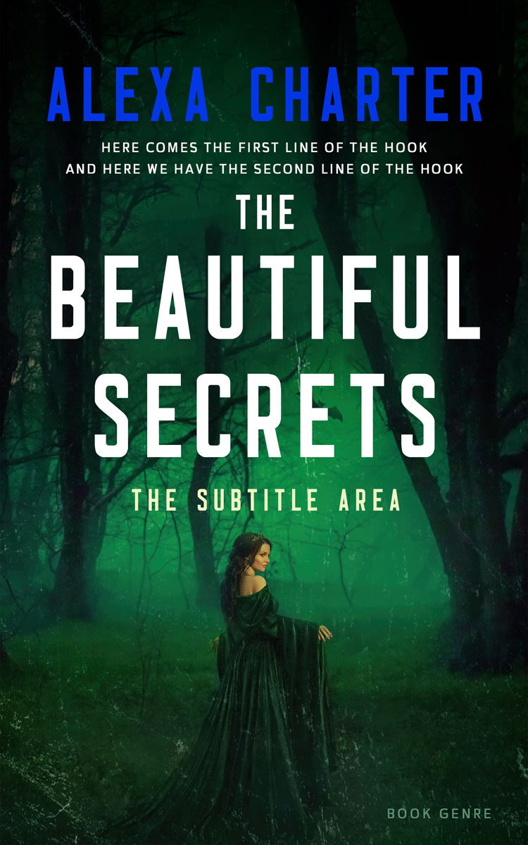 2D view of Premade Fantasy Book Cover - Bush