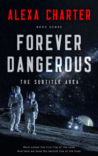 2D view of Premade Science Fiction Book Cover - Bunker